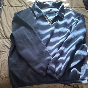 Fashion Nova Deep Blue Collared Top